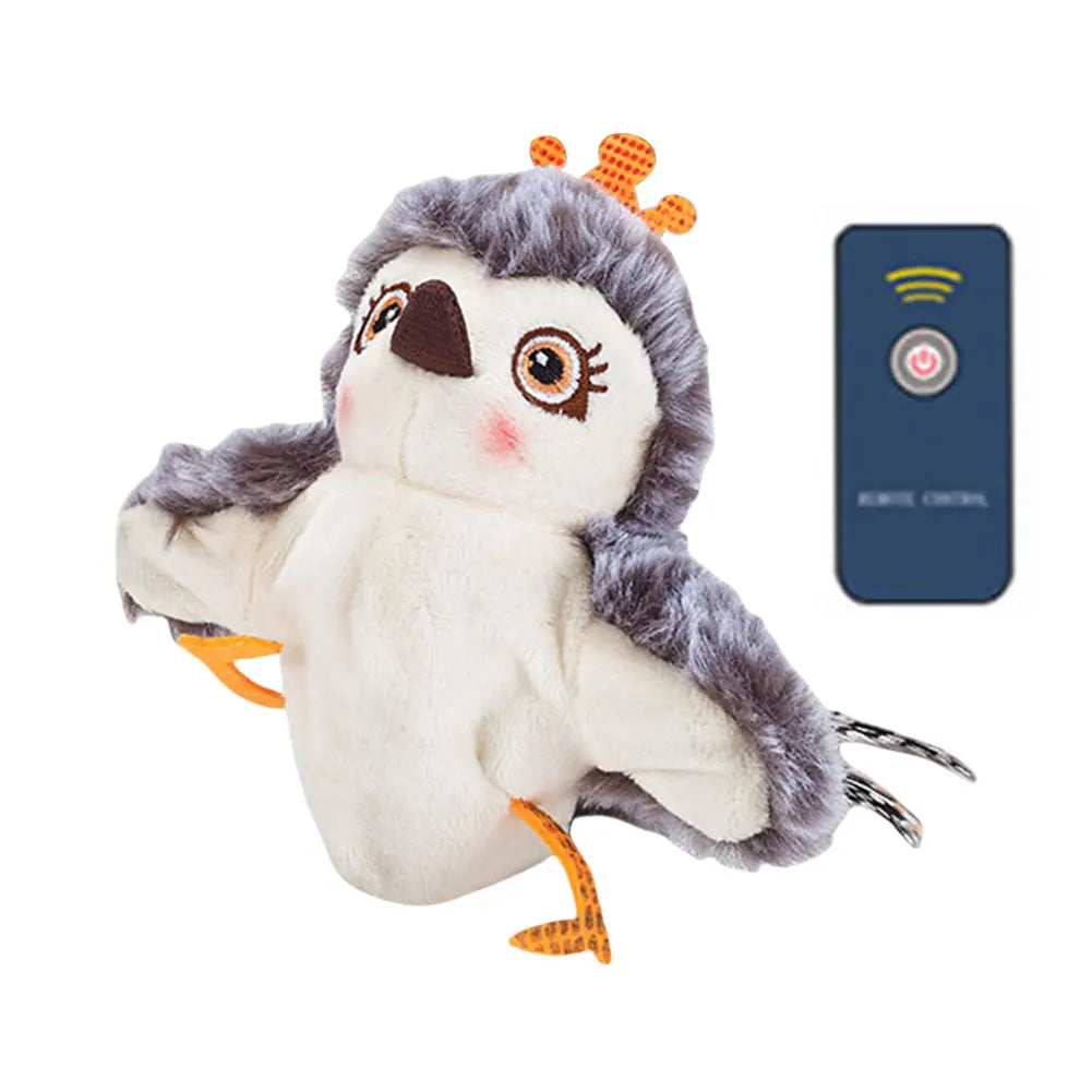 Interactive Flapping Bird Cat Toy with Flying Wings & Vivid Chirping, Catnip Sparrow Simulation