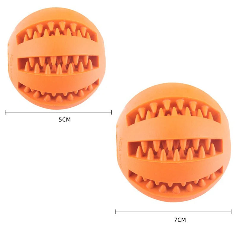 Pet toy Leaky food ball dog play exercise watermelon natural rubber leaky food cleaner teeth grinding elastic toy