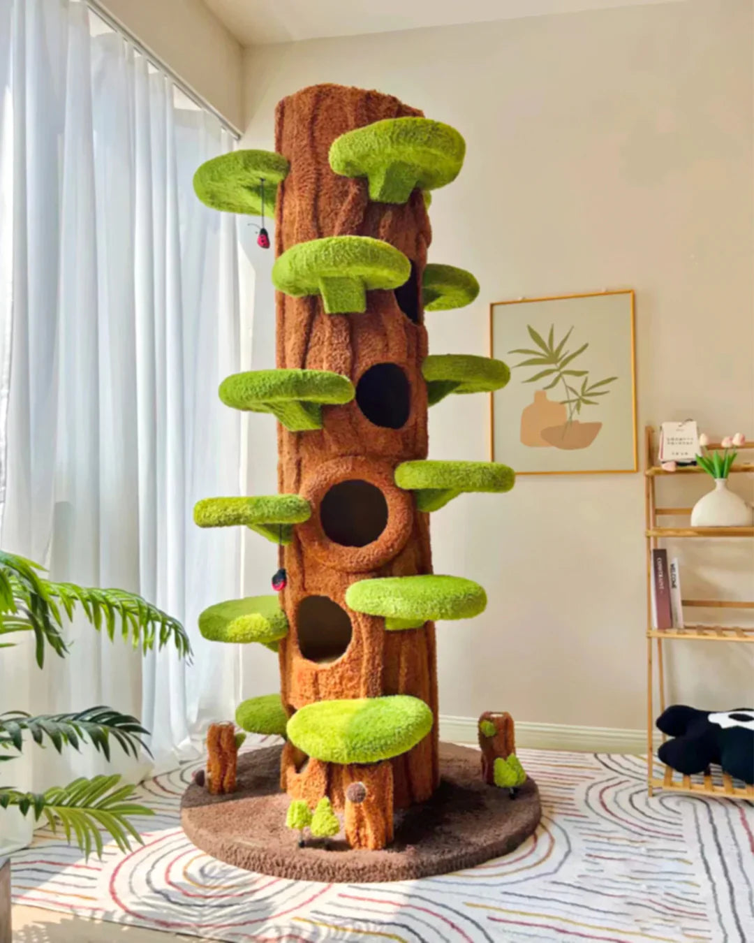 Cat trees and towers