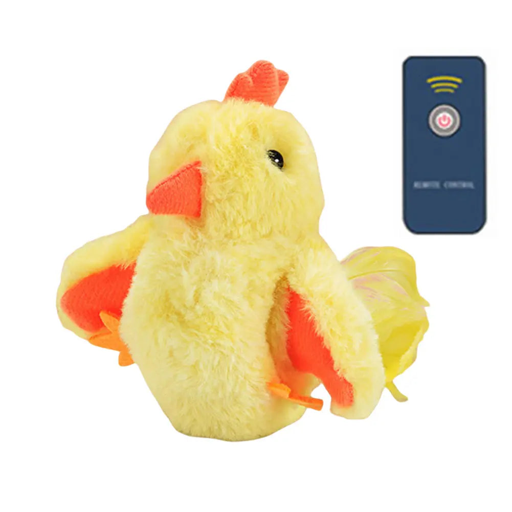 Interactive Flapping Bird Cat Toy with Flying Wings & Vivid Chirping, Catnip Sparrow Simulation