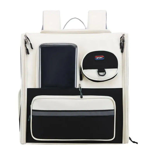 Cat Backpack Pet Carrier For Cat Ventilated Pet Travel Carrying Bag Folding Pet Backpack For Kitten Puppy Small Dog Cat