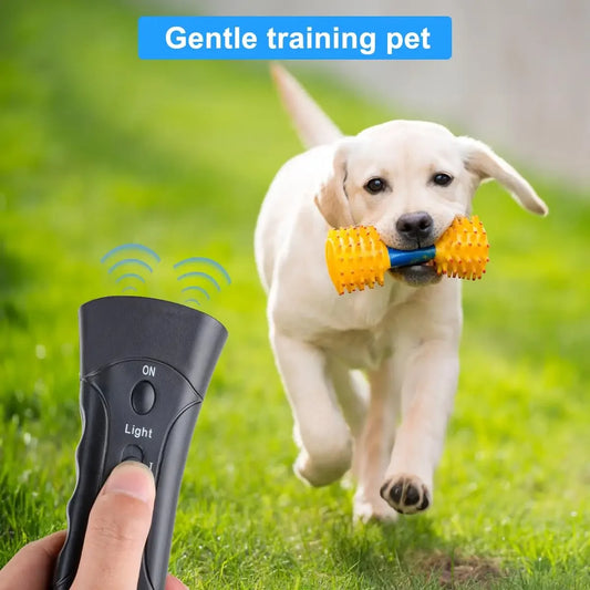 1Pcs Dog Repeller LED Ultrasonic From Dogs Anti Barking Device Laser Dog Repeller Training Device