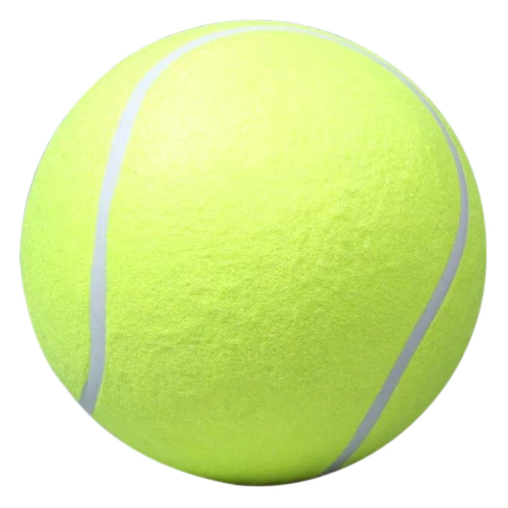 9.5 Inch Dog Tennis Ball Giant Pet Toys Large Inflatable Tennis Ball Dog Chewing Toy Giant Tennis Ball Kids Ball Pet Supplies