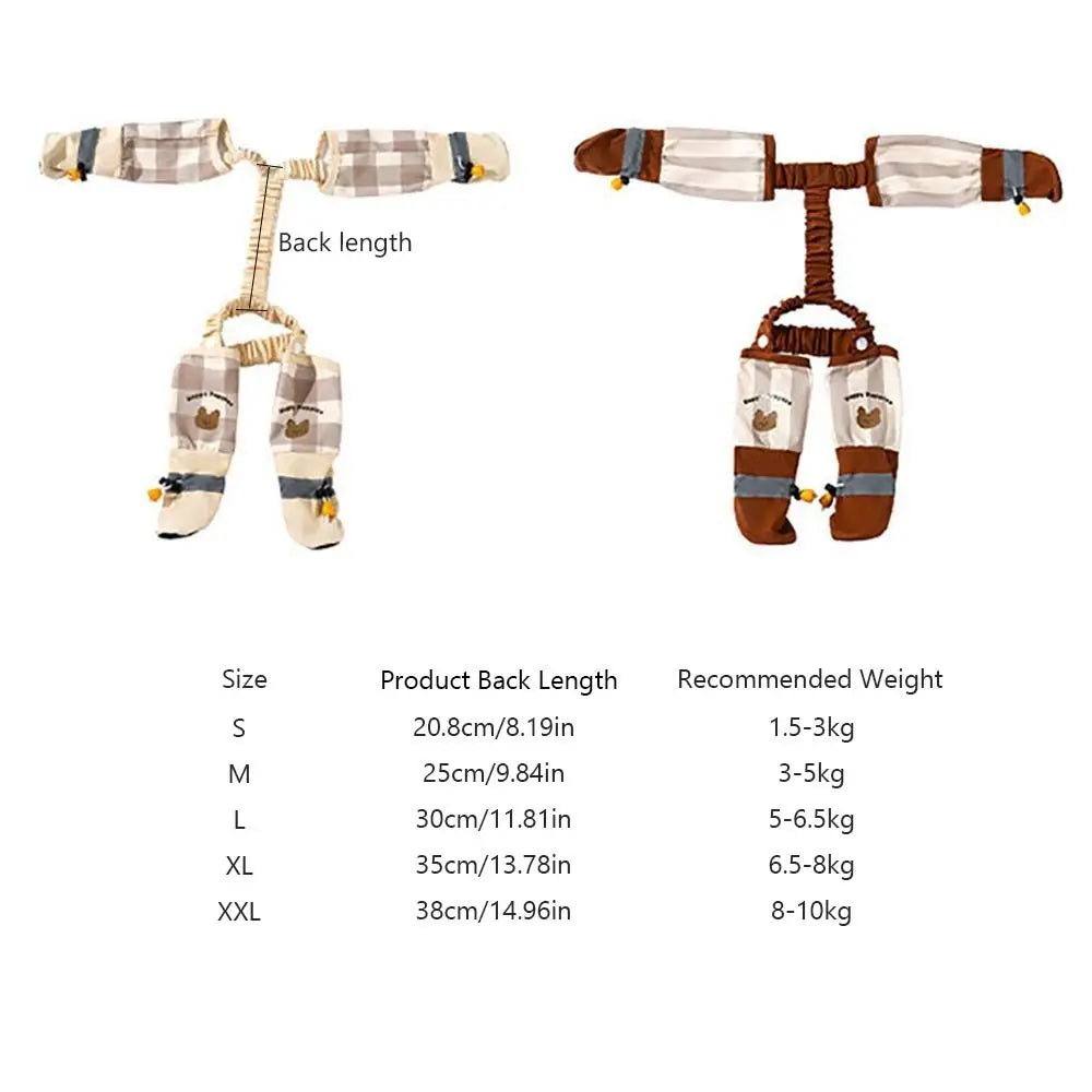 Pet Strolling Going Out Dust-proof Four Legged Pants Dog Boot Waterproof Leggings Dog Jumpsuit Shoes