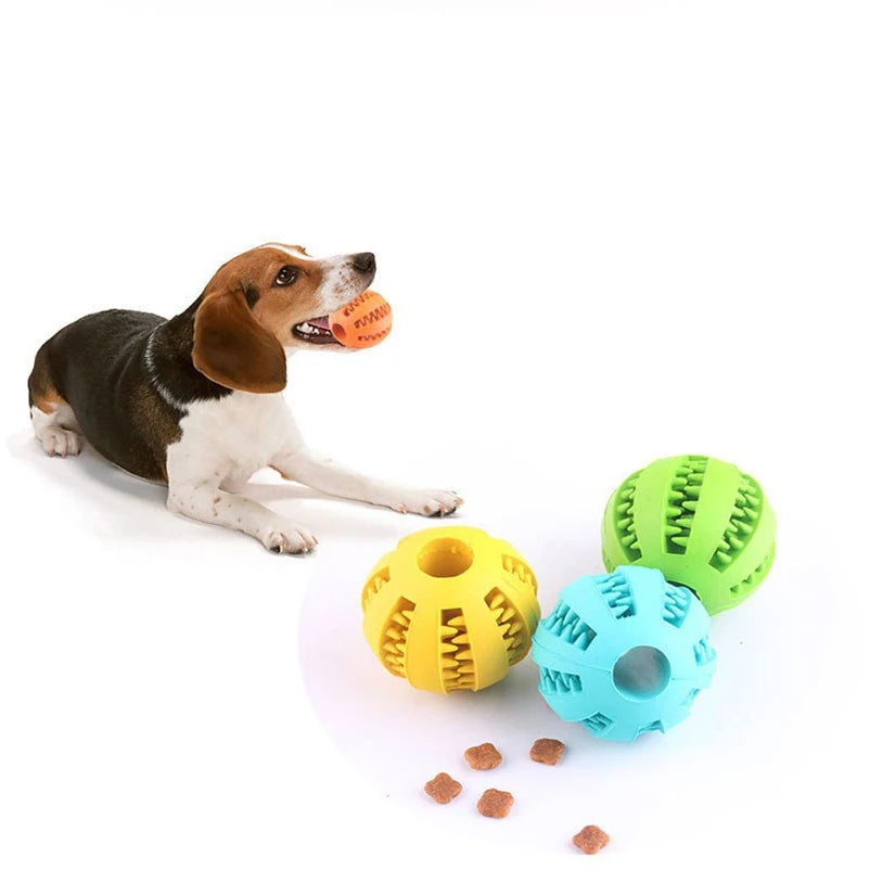 Pet toy Leaky food ball dog play exercise watermelon natural rubber leaky food cleaner teeth grinding elastic toy