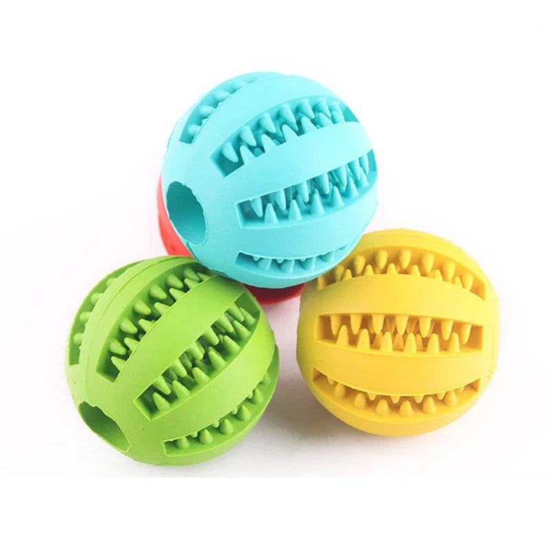 Pet toy Leaky food ball dog play exercise watermelon natural rubber leaky food cleaner teeth grinding elastic toy