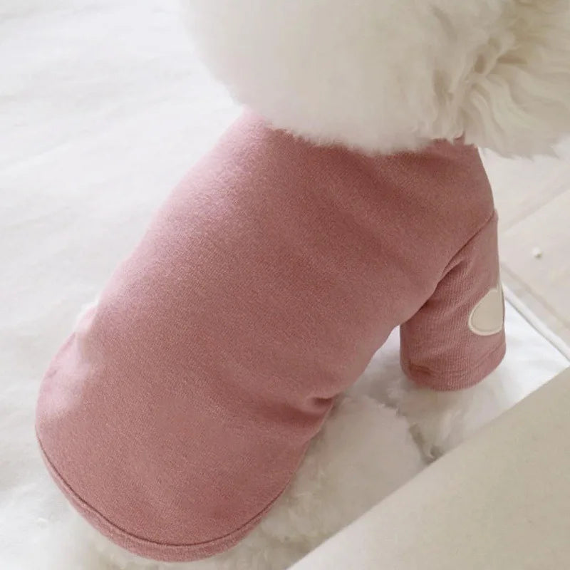 Cute Love Bear Teddy Pet Hoodie - Warm Designer Base Layer for Cats Dogs Yorkshire Puppy Clothing MWTJK01