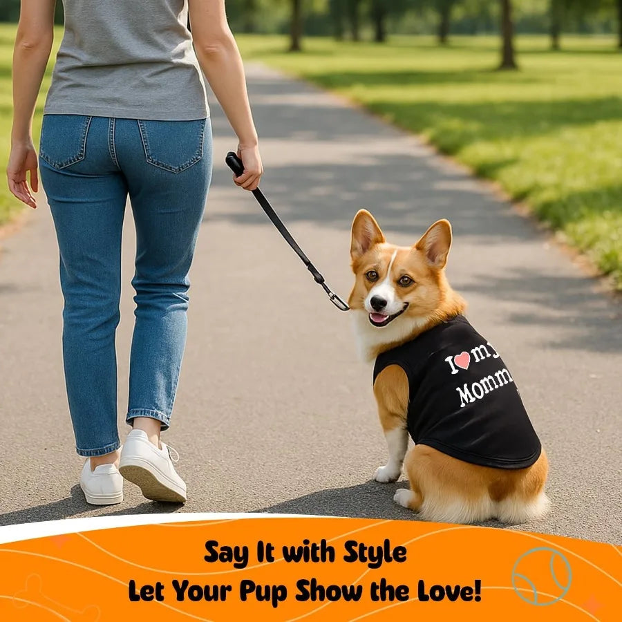 3 Pack Dog Clothes Shirts Fy Letter Print Pet T Shirts Puppy Clothes for Cats and Small Breeds Summer Dog Outfits