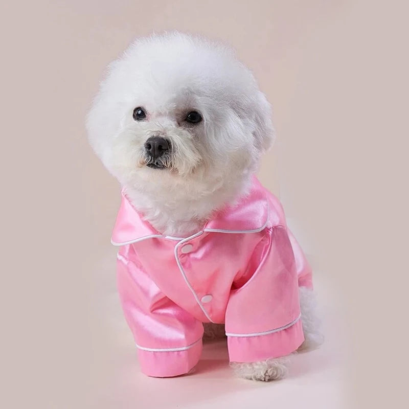 Pet Pajamas Dog Costume Teddy Retriever Clothes Cat Apparel  Dogs Shirts Small Medium Dog Clothes Spring Summer Puppy Clothing