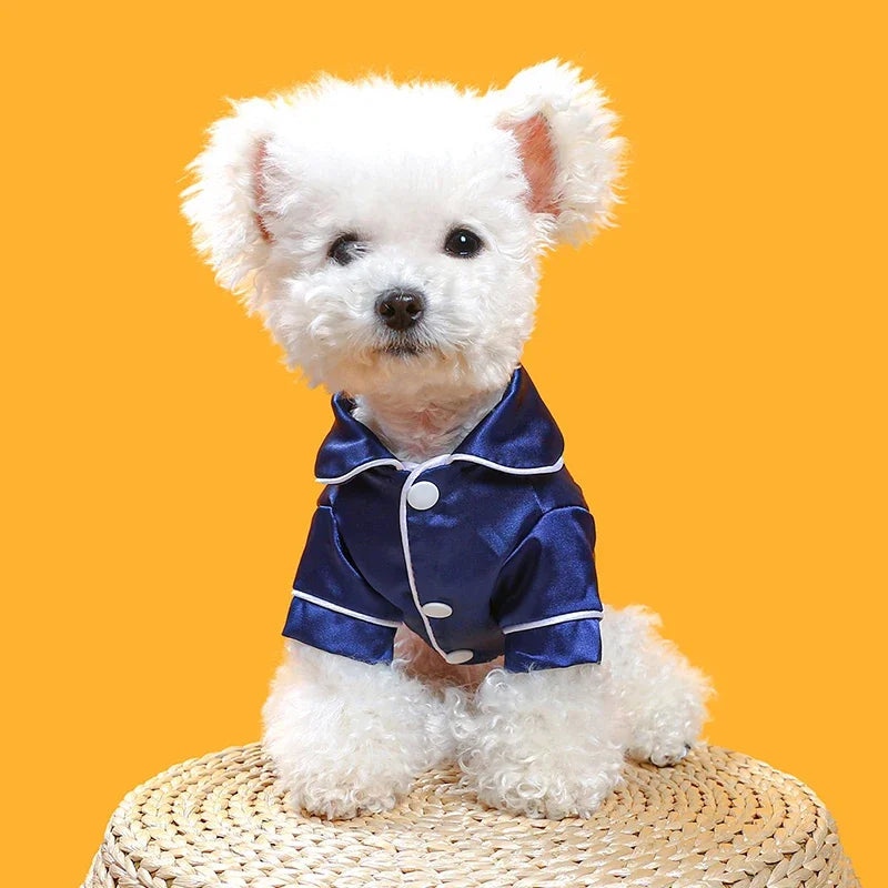 Pet Pajamas Dog Costume Teddy Retriever Clothes Cat Apparel  Dogs Shirts Small Medium Dog Clothes Spring Summer Puppy Clothing