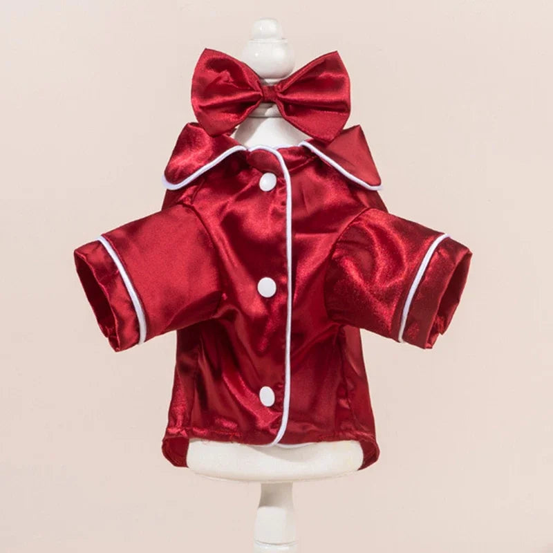 Pet Pajamas Dog Costume Teddy Retriever Clothes Cat Apparel  Dogs Shirts Small Medium Dog Clothes Spring Summer Puppy Clothing