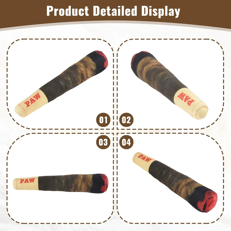 Funny Dog Toys Plush Squeaky Toys For Medium, Small - Cool Stuffed Cute Gifts For Dog Birthday