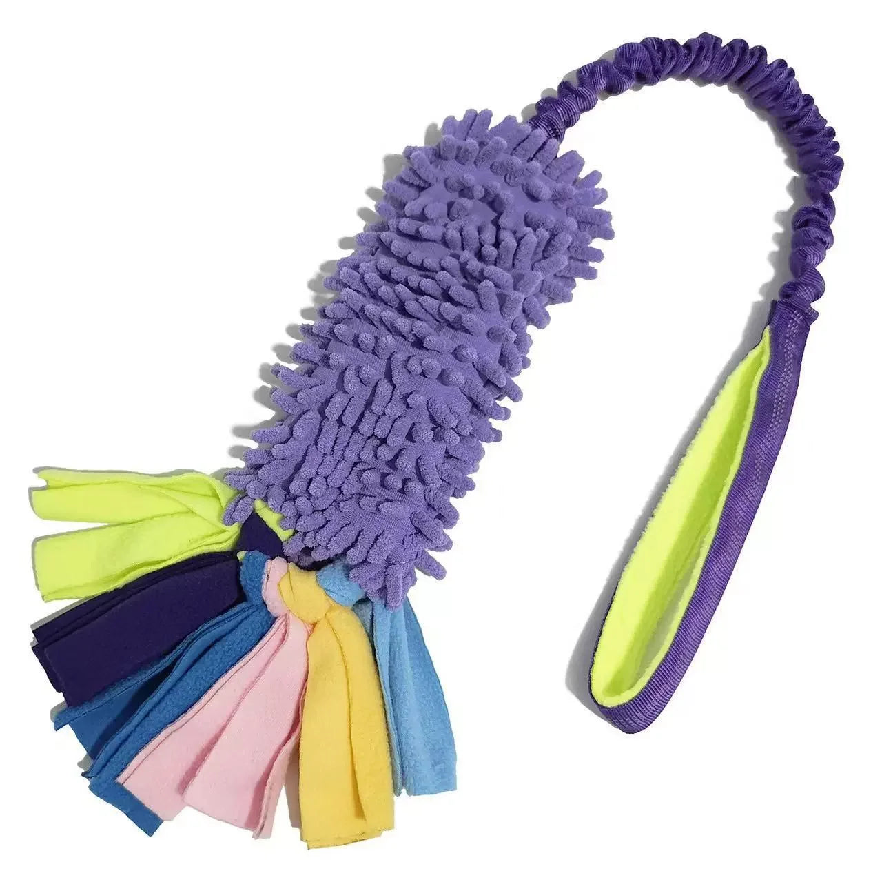 Dog Training Anti-tear Pulling Rope Toy Pet Plush Grinding Teeth Bite-resistant Toy Colorful Rope Ball Dog Interactive PuzzleToy